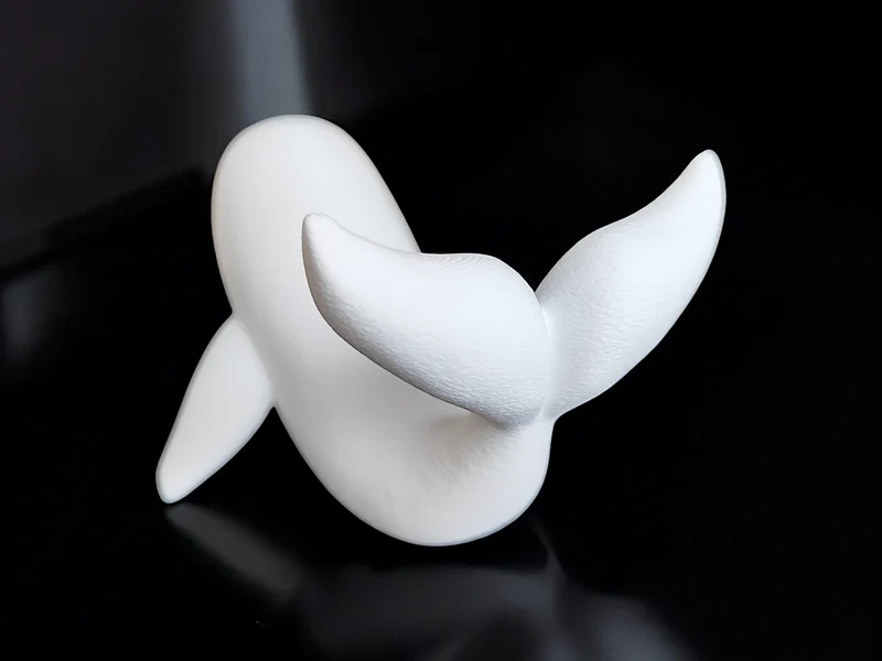 Sculpture de baleine décorative pour la maison et le bureau