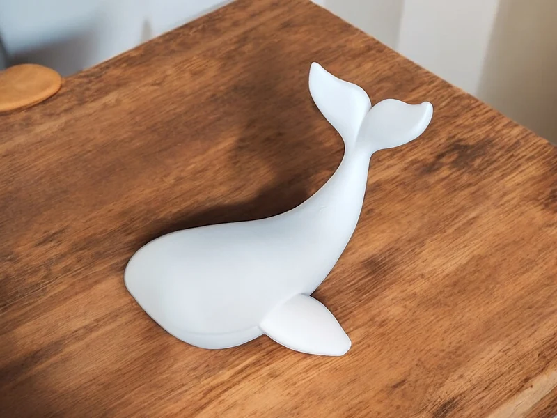 Sculpture de baleine décorative pour la maison et le bureau