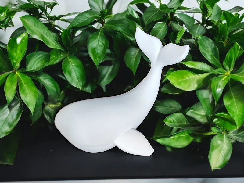 Sculpture de baleine décorative pour la maison et le bureau