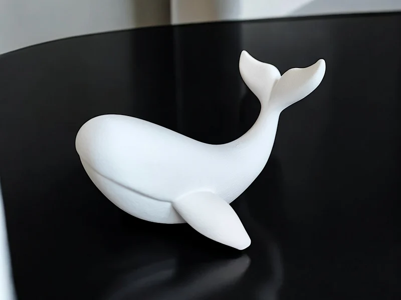 Sculpture de baleine décorative pour la maison et le bureau