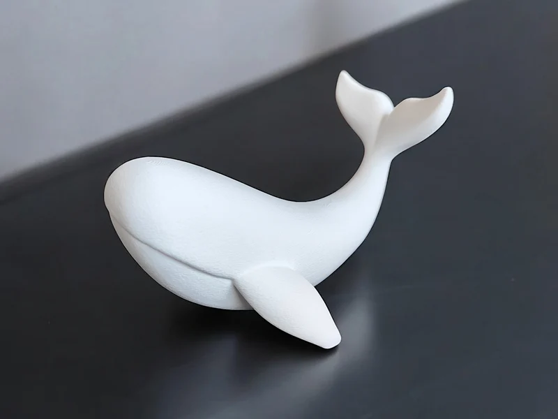 Sculpture de baleine décorative pour la maison et le bureau