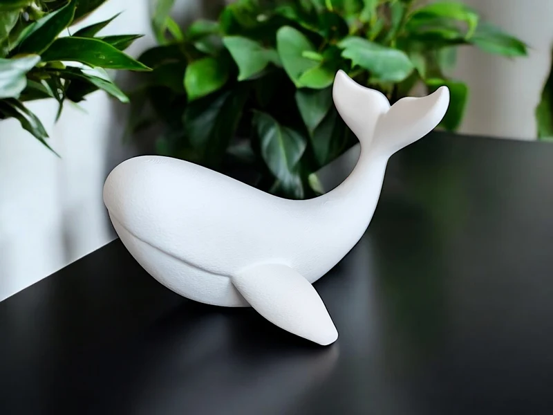 Sculpture de baleine décorative pour la maison et le bureau