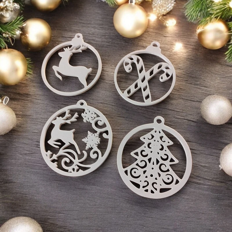 10 pièces de décorations de Noël suspendues