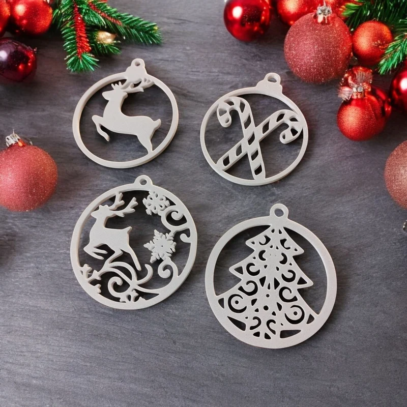 10 pièces de décorations de Noël suspendues