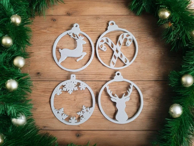 10 pièces de décorations de Noël suspendues