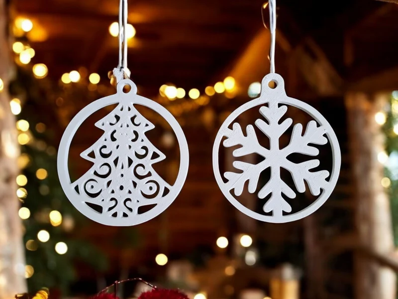 10 pièces de décorations de Noël suspendues