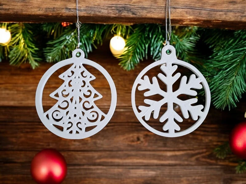 10 pièces de décorations de Noël suspendues