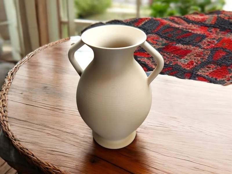 Petit vase amphore grec avec deux anses