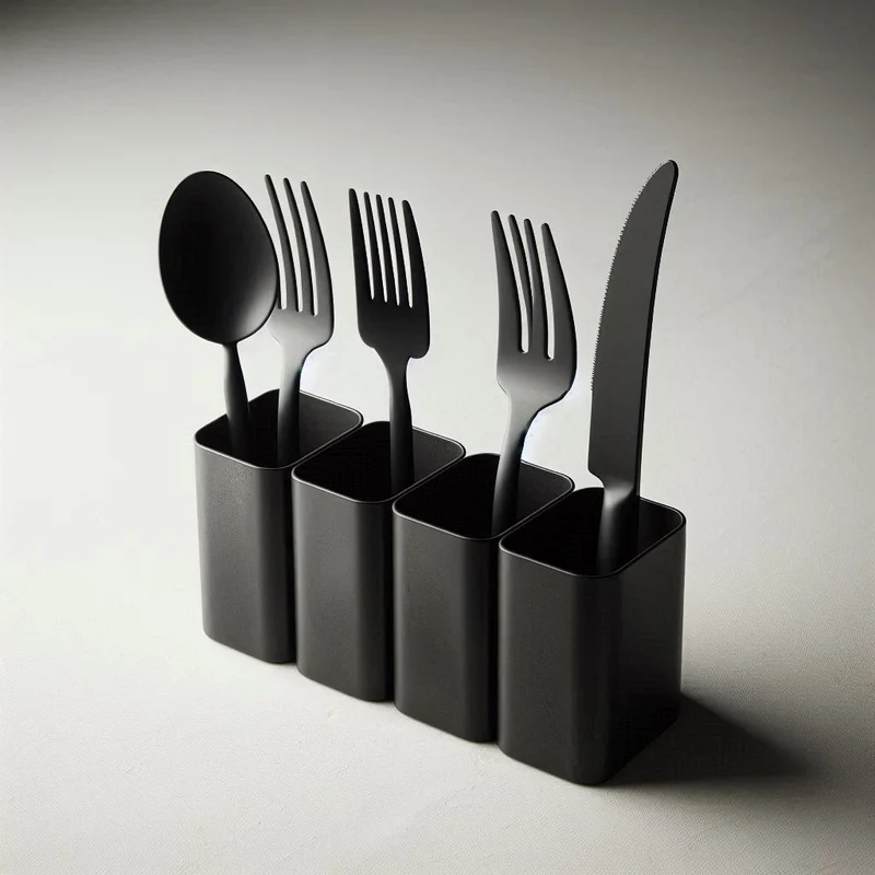 Porte-couverts moderne et pratique pour la cuisine