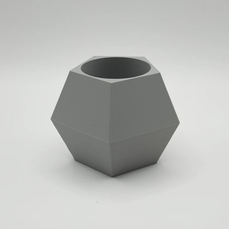 Vase pentagonale moderne pour petites fleurs