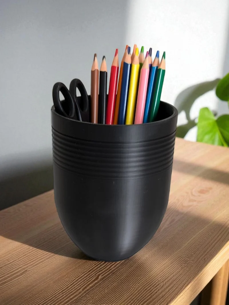 Pot de rangement polyvalent pour la salle de bain et le bureau