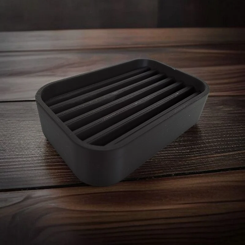 Porte-savon moderne avec rainures de drainage pratiques