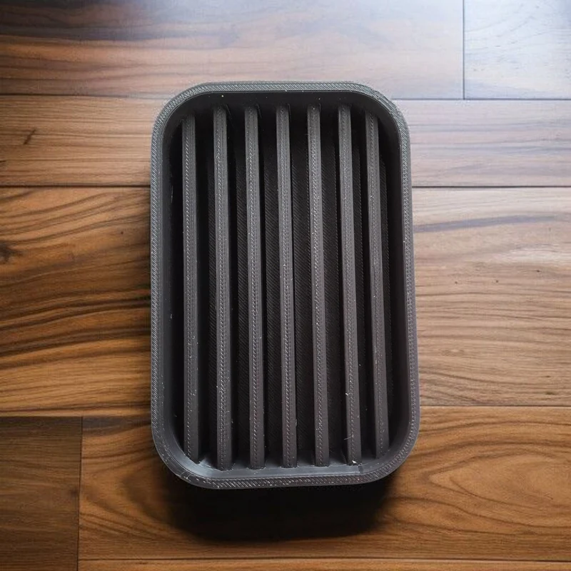 Porte-savon moderne avec rainures de drainage pratiques