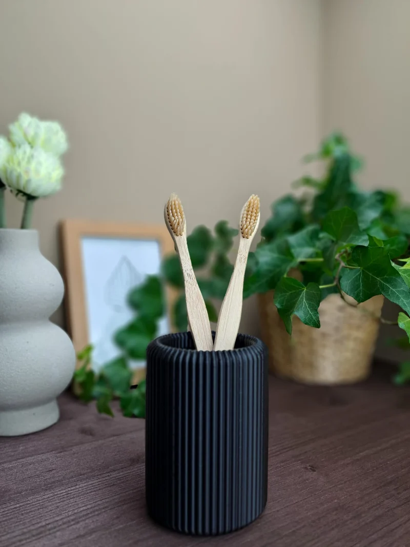 Support de table Ribbet pour brosse à dents et dentifrice