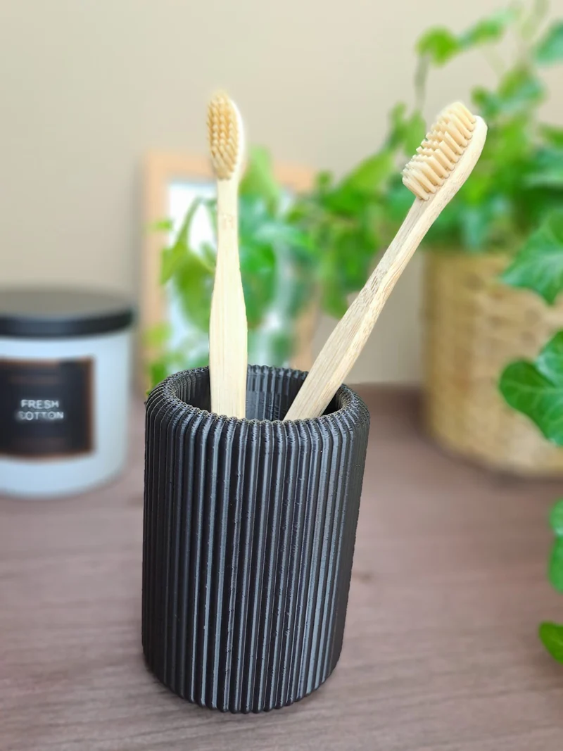 Support de table Ribbet pour brosse à dents et dentifrice