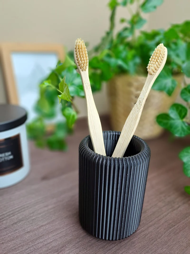 Support de table Ribbet pour brosse à dents et dentifrice