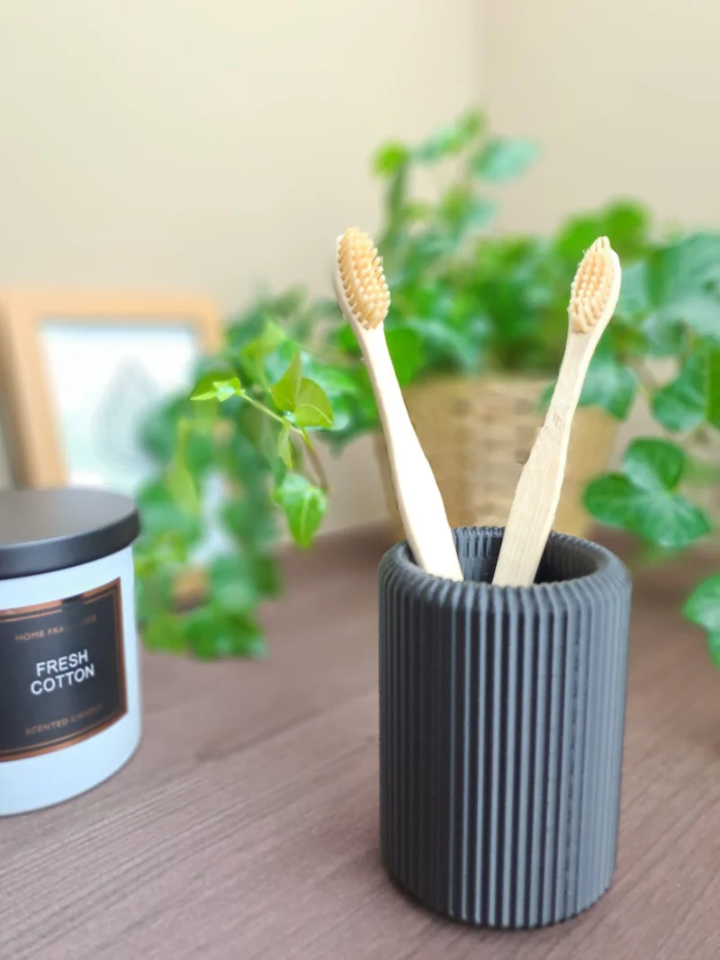 Support de table Ribbet pour brosse à dents et dentifrice