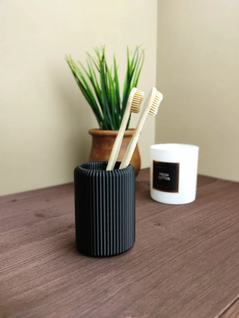 Support de table Ribbet pour brosse à dents et dentifrice