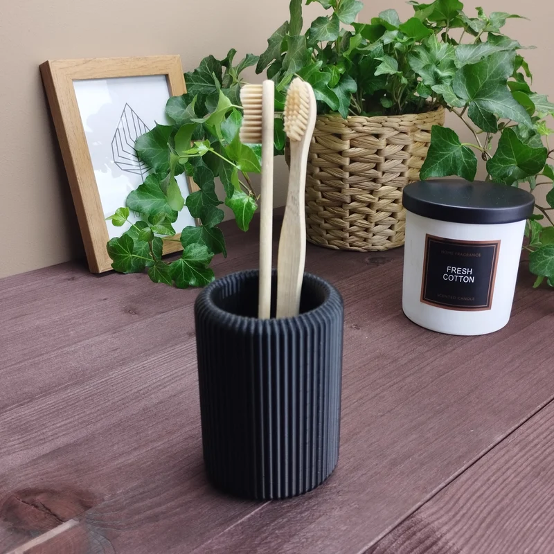Support de table Ribbet pour brosse à dents et dentifrice