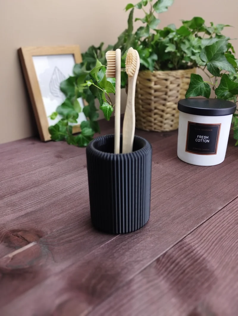 Support de table Ribbet pour brosse à dents et dentifrice