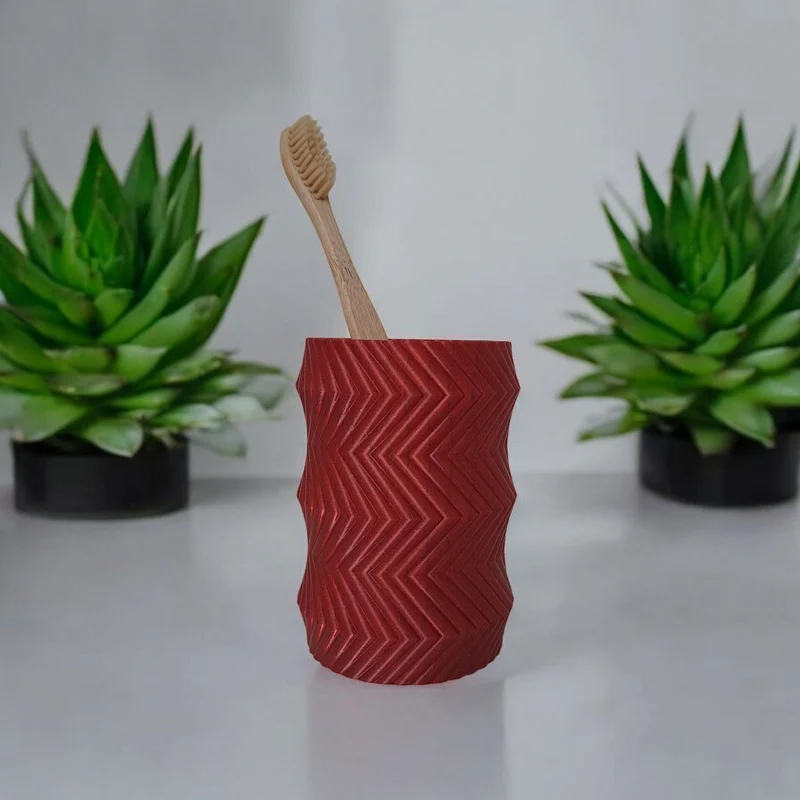 Élégant porte-savon et porte-brosse à dents au design d'engrenage
