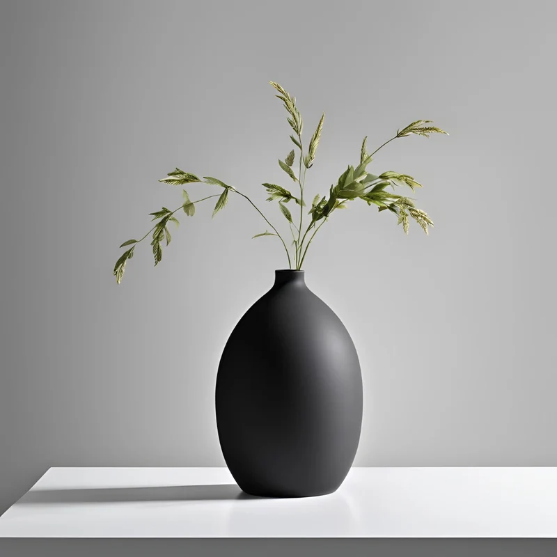 Vase moderne pour fleurs et décoration