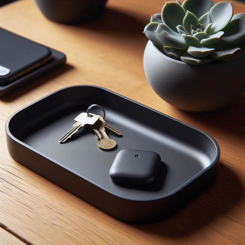 Vide-poche rectangulaire moderne pour un rangement pratique
