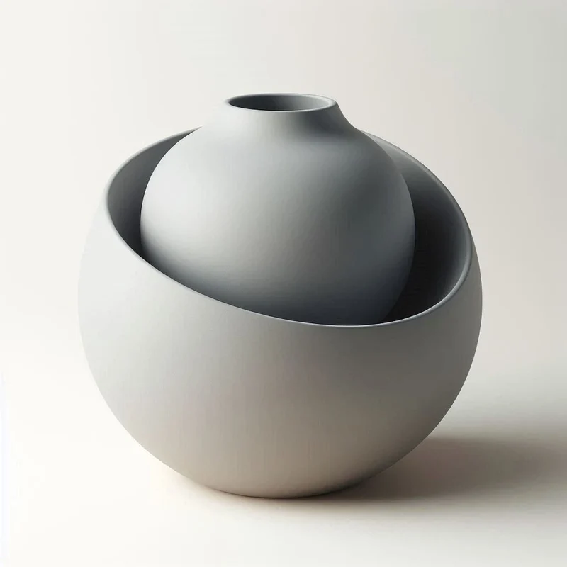 Vase Bol Design Minimaliste pour la Maison