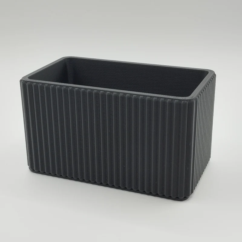 Organisateur de bureau moderne à rainures pour bureau