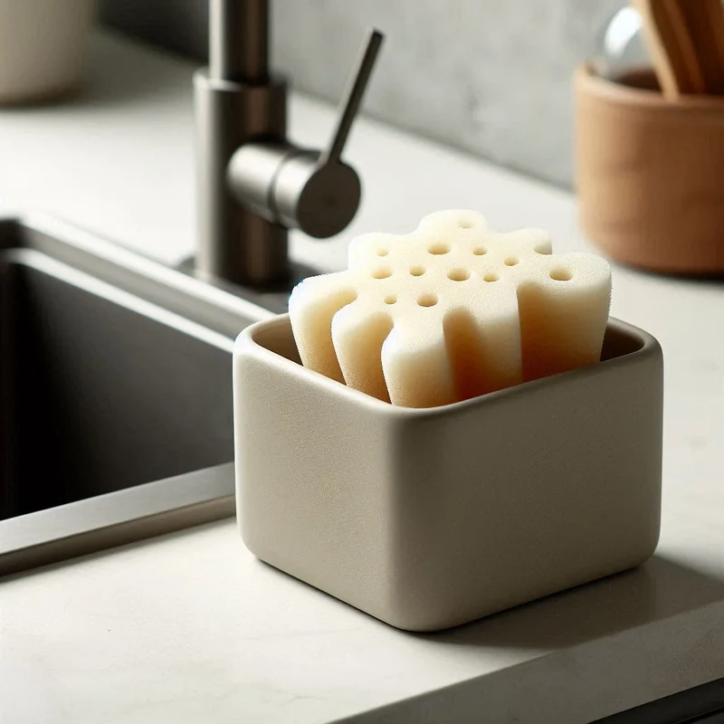 Porte-éponge moderne pour cuisine et salle de bain