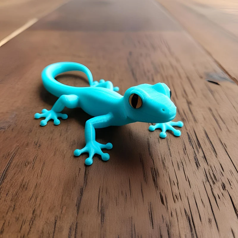 Petite figurine décorative de gecko du désert pour la maison