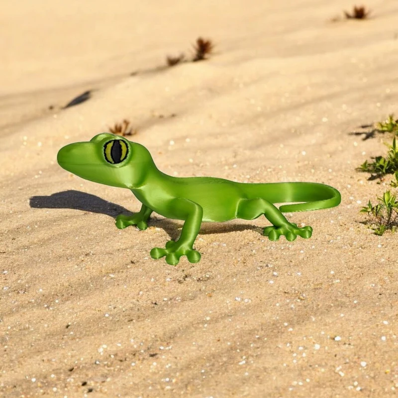 Petite figurine décorative de gecko du désert pour la maison