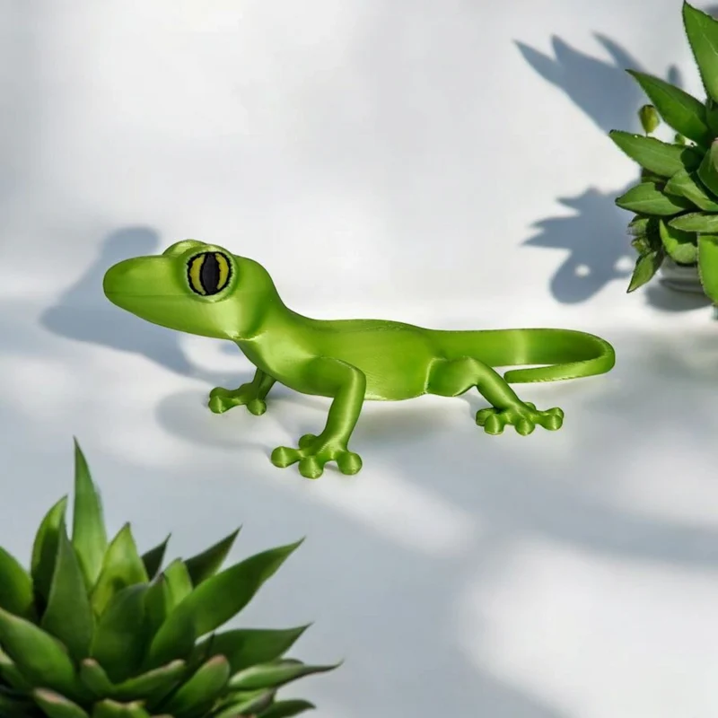 Petite figurine décorative de gecko du désert pour la maison