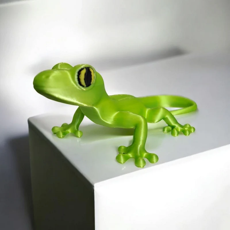 Petite figurine décorative de gecko du désert pour la maison