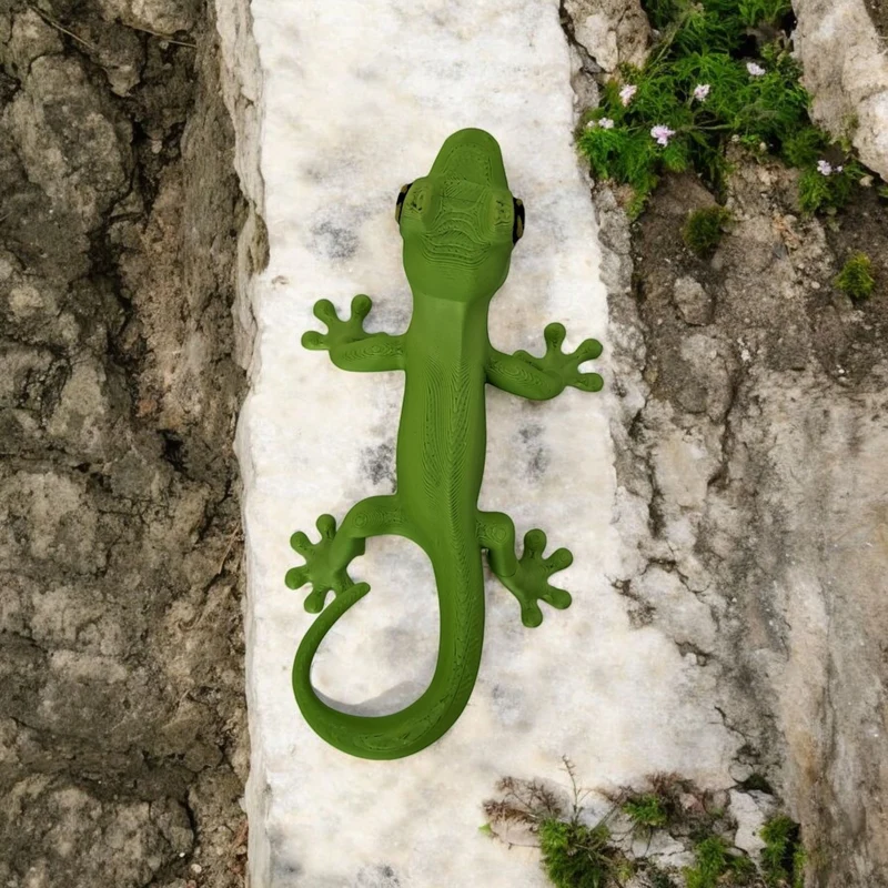 Petite figurine décorative de gecko du désert pour la maison