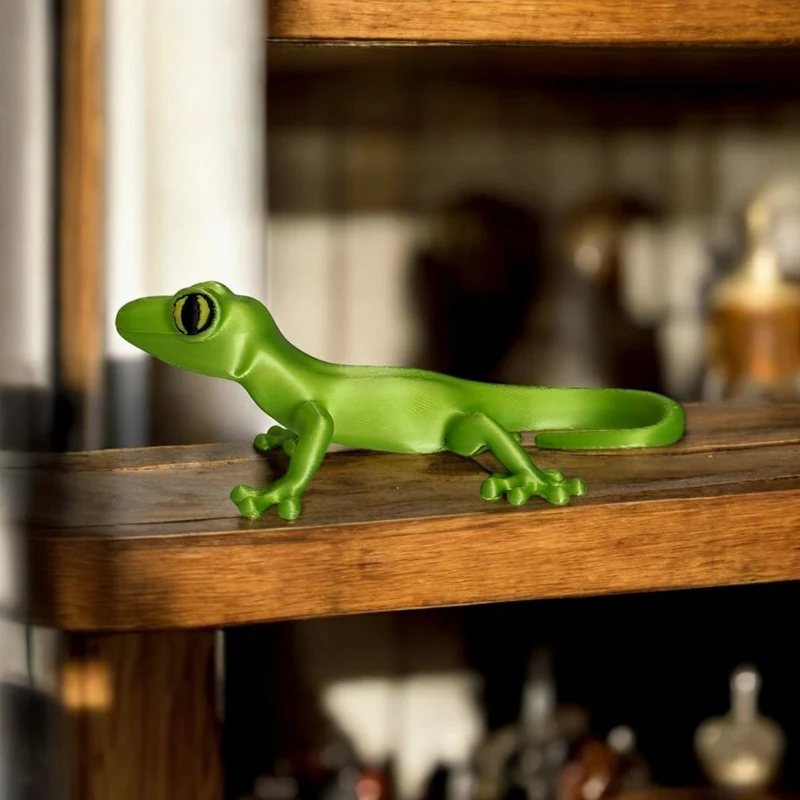 Petite figurine décorative de gecko du désert pour la maison