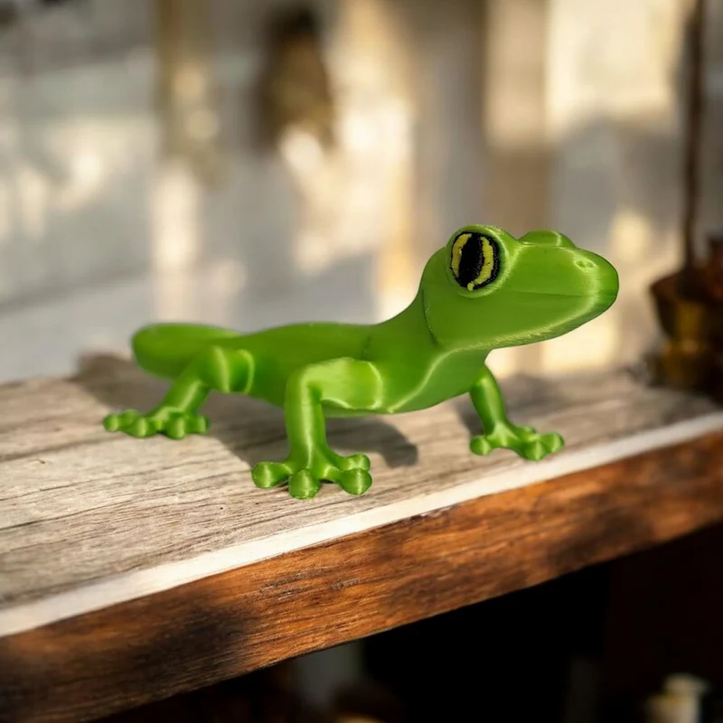 Petite figurine décorative de gecko du désert pour la maison