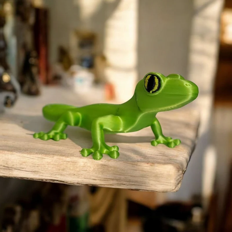 Petite figurine décorative de gecko du désert pour la maison