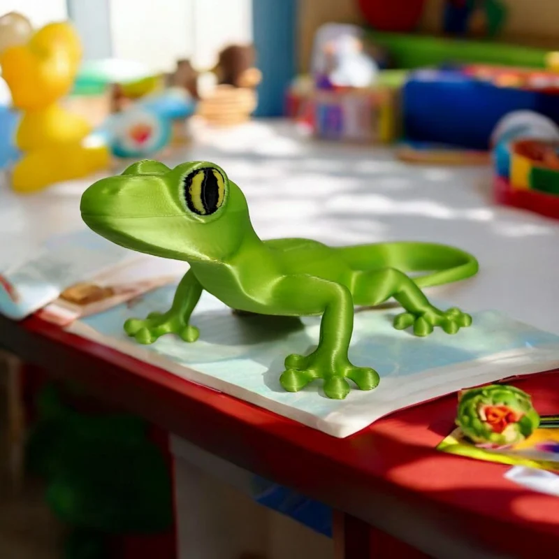 Petite figurine décorative de gecko du désert pour la maison