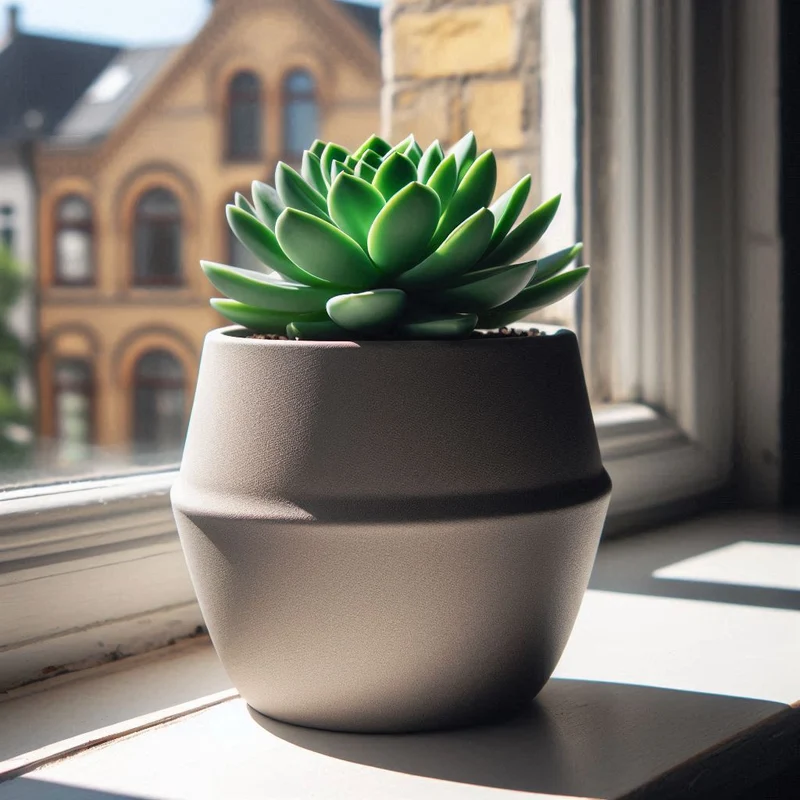 Pot de fleurs moderne à double cône pour plantes