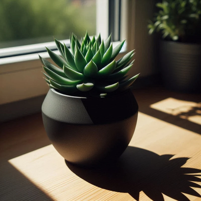 Pot de fleurs rond et compact pour petites succulentes