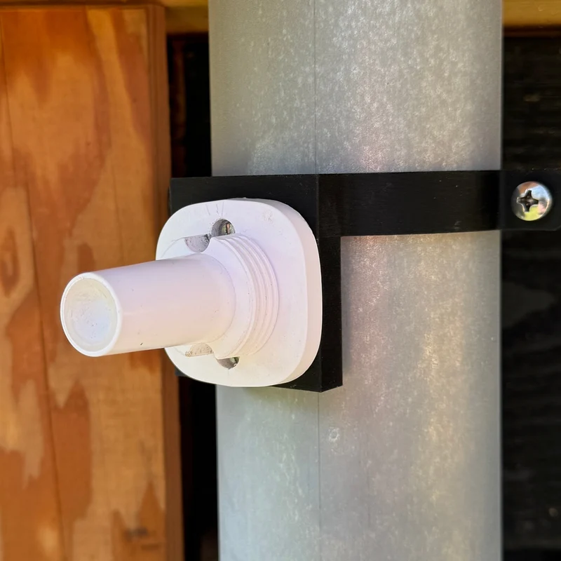Support EUFY CAM 2 & 3 pour tuyau de descente de 100 mm