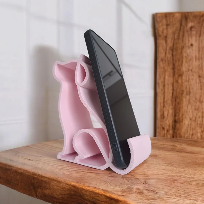 Support pratique pour smartphone en forme de chien