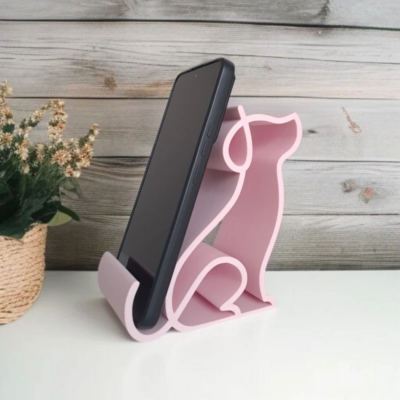 Support pratique pour smartphone en forme de chien