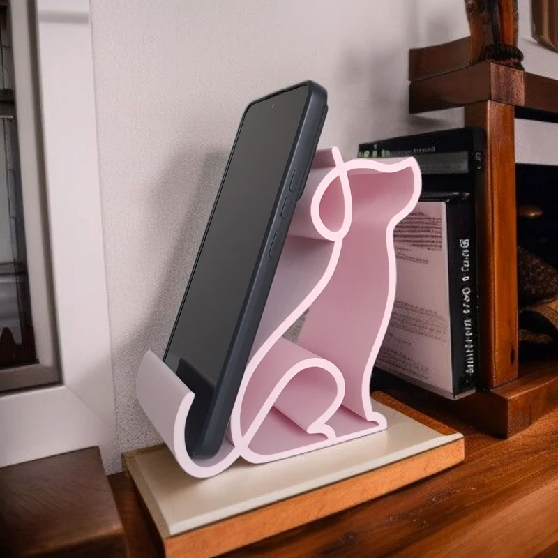 Support pratique pour smartphone en forme de chien