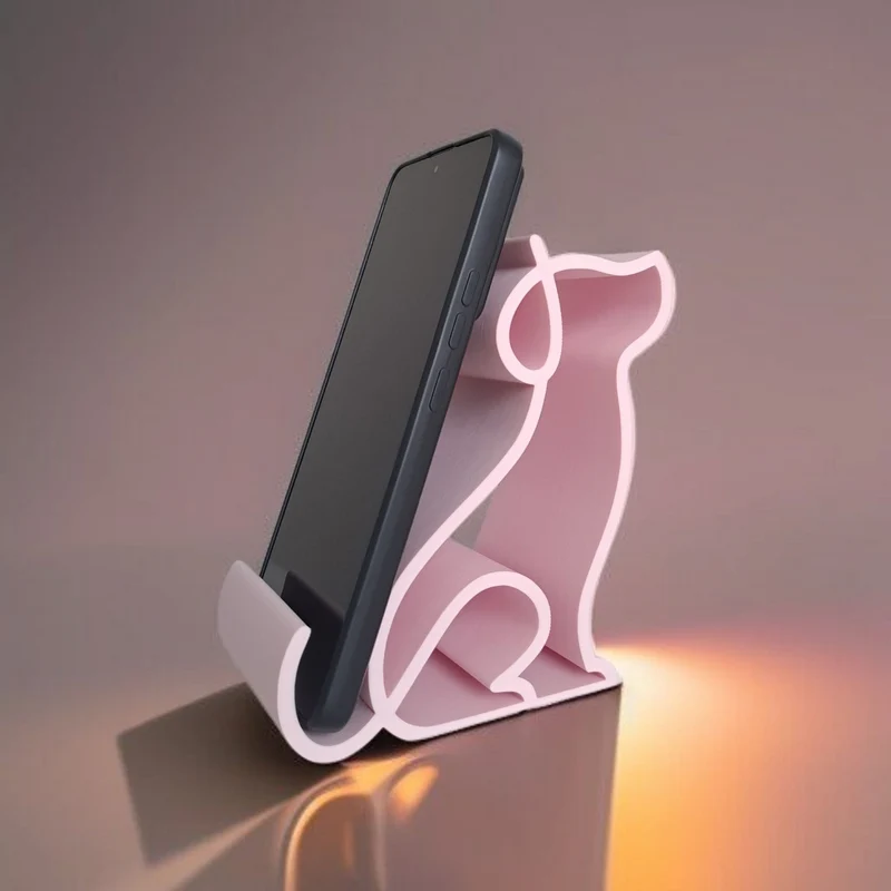 Support pratique pour smartphone en forme de chien