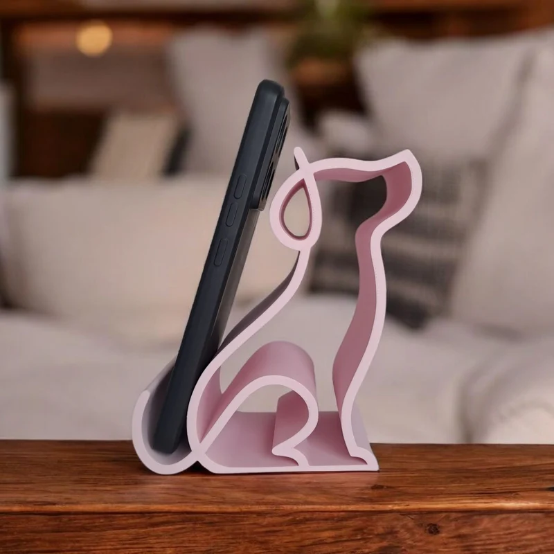 Support pratique pour smartphone en forme de chien