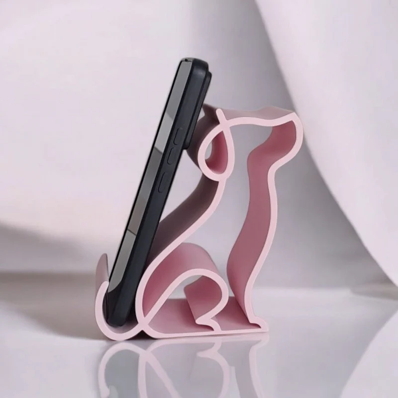 Support pratique pour smartphone en forme de chien