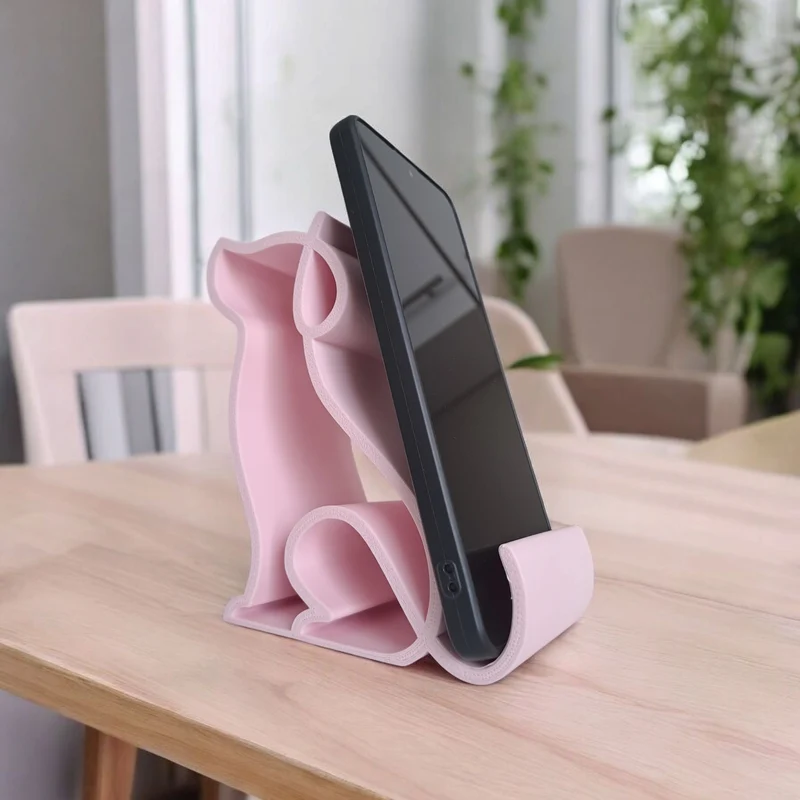 Support pratique pour smartphone en forme de chien