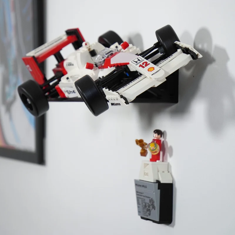 Support mural pour McLaren MP4/4 et Ayrton Senna
